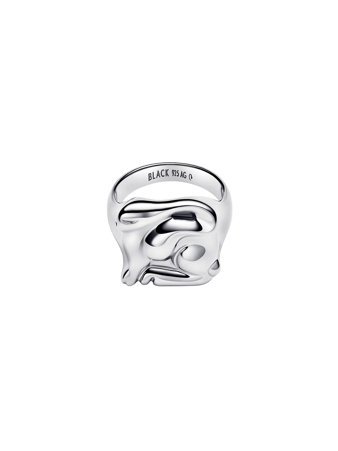 Rabbit Signet Ring  - Silver